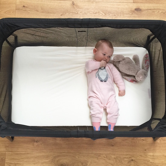 baby bjorn travel cot mattress dimensions