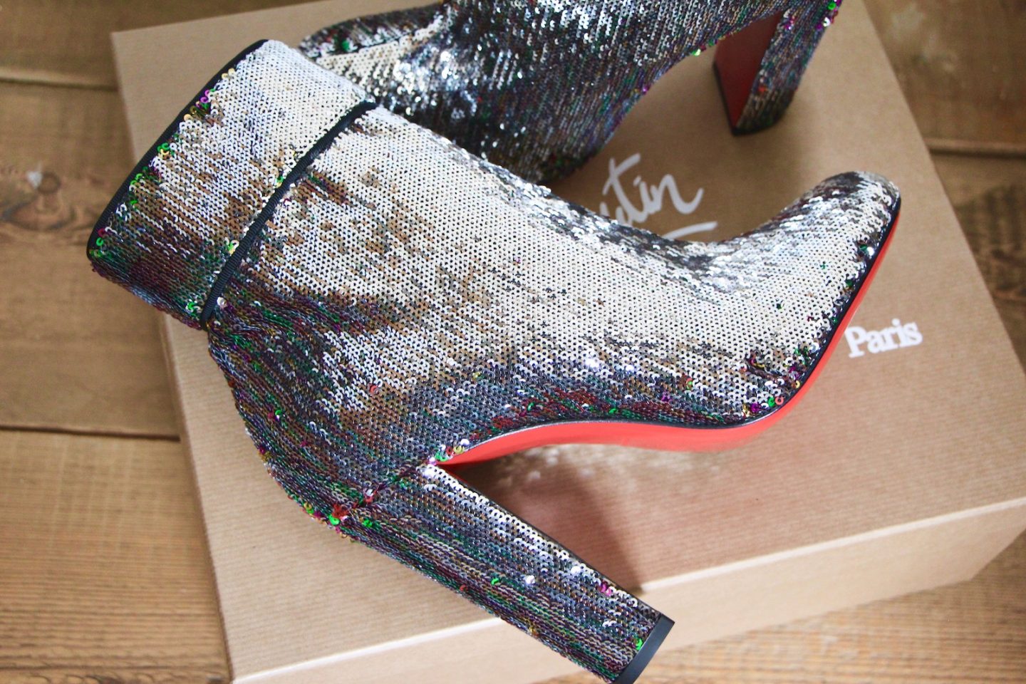 Christian Louboutin Sequin Boots: It's 