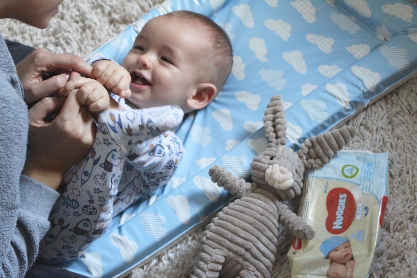 Quality Time On The Changing Mat Ad A Model Recommends